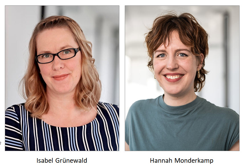 Isabel Grünewald und Hannah Monderkamp