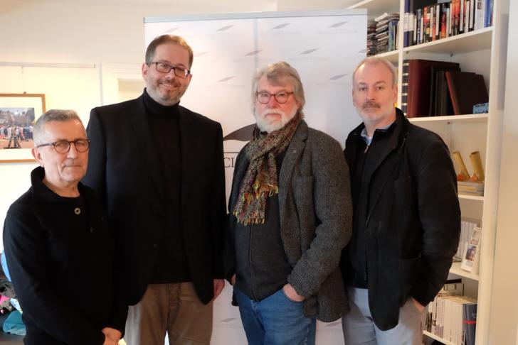 Petar Beres, Torsten Hamacher, Rolf Nobel, Peter Bruns (von links)