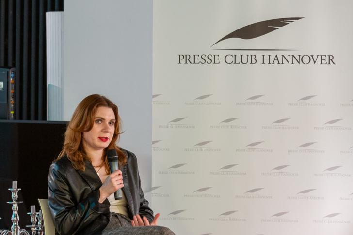 Elena Everding im Presse Club Hannover