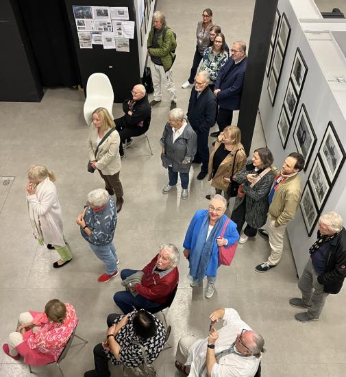 Beim Besuch der Ausstellung