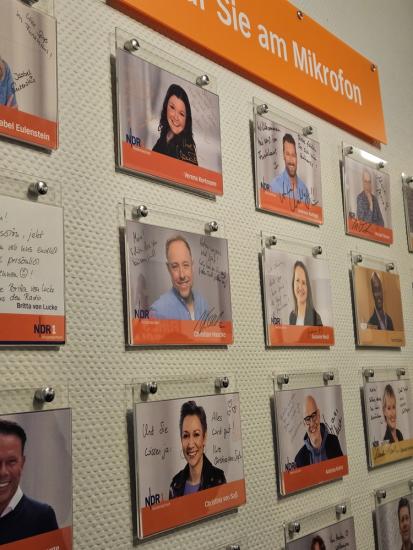 Moderatenwand im NDR