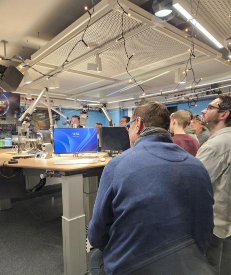 Blick ins Hörfunkstudio