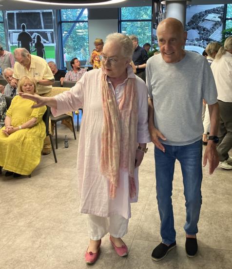 Dr. Sabine Wilp mit Martin Kind