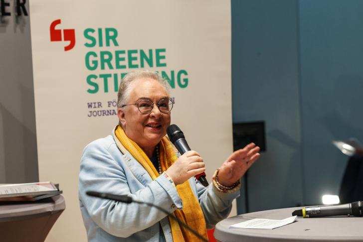 Dr. Sabine Wilp, Vorstandsvorsitzende der Sir-Greene-Stiftung