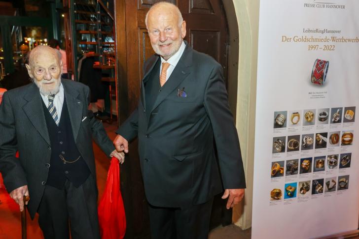 Rolf Zick (102), Ehrenpräsident des Presse Club Hannover