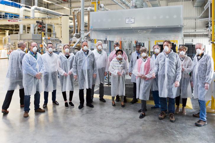 Gruppe bei der Führung