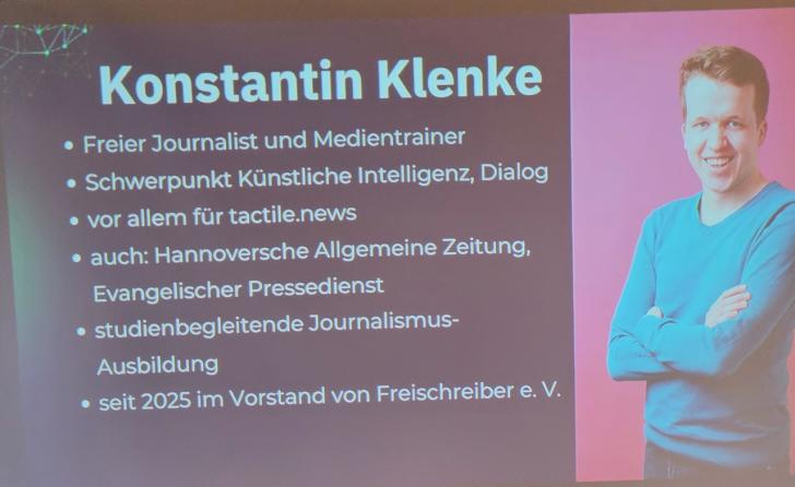 Referent Konstantin Klenke