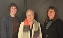 Dr. Sabine Wilp mit den Referentinnen