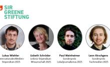 Stipendiaten der Sir-Greene-Stiftung 2025